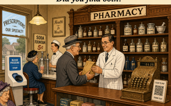 Two Things Are Wrong in This Old Pharmacy: Answer