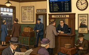 Two Things Are Wrong in This Old Train Station: Answer
