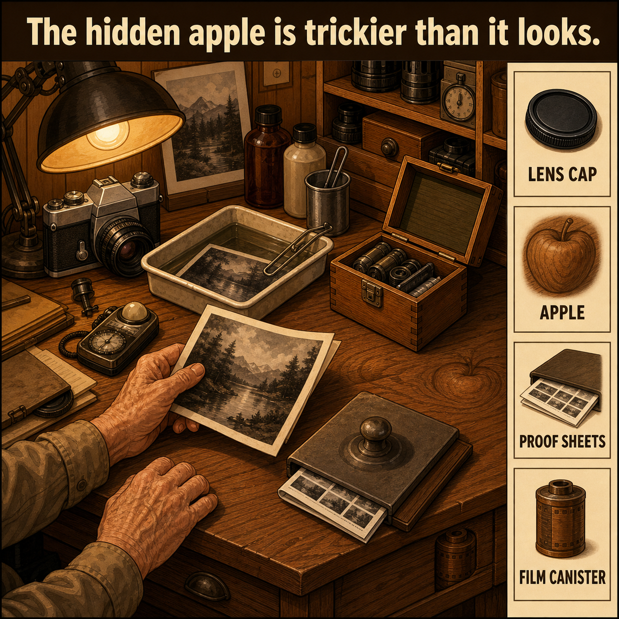 Can You Find the Hidden Apple?