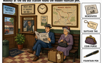 Can You Find the Hidden Fountain Pen at the Old Bus Station?