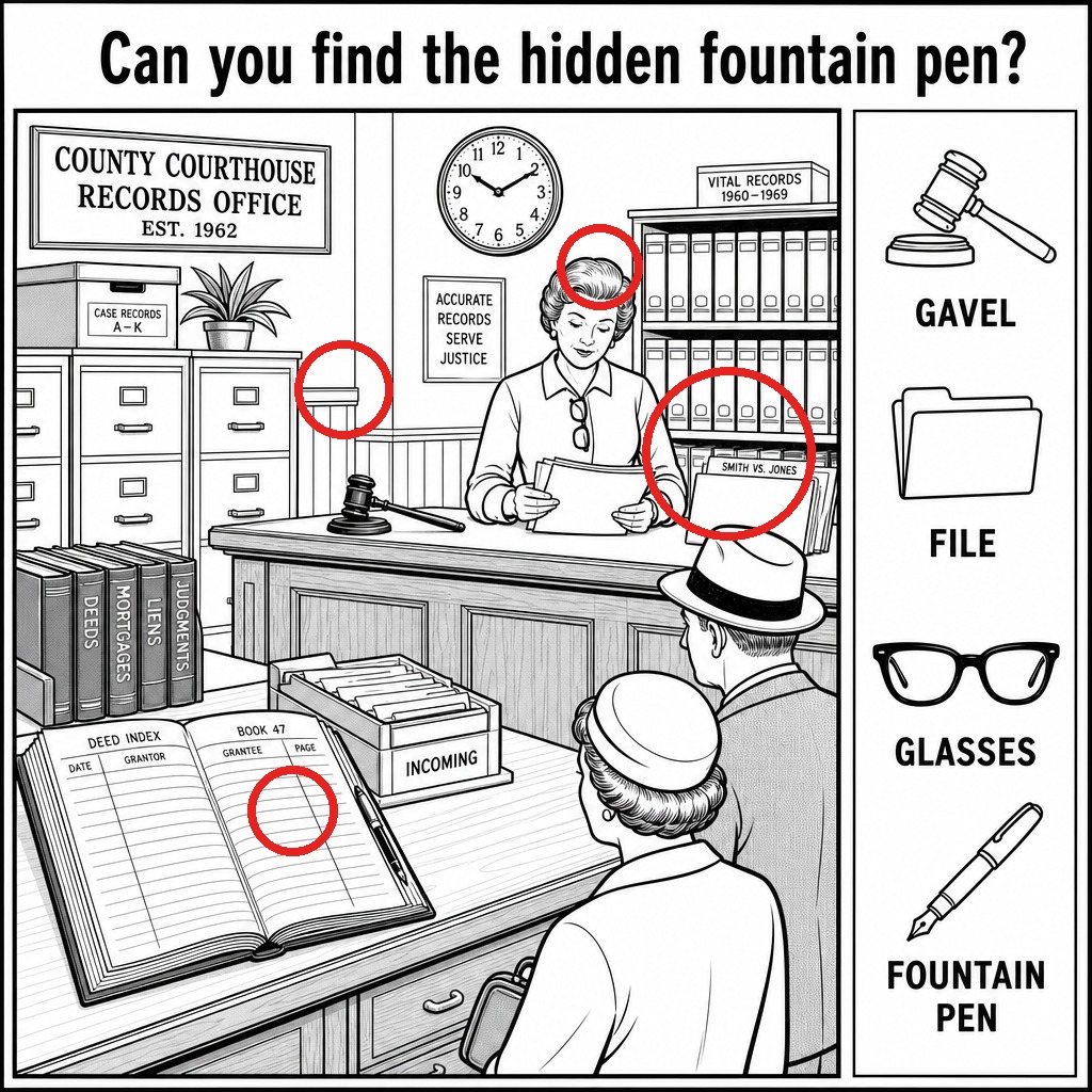 Can You Find the Hidden Fountain Pen? answer image