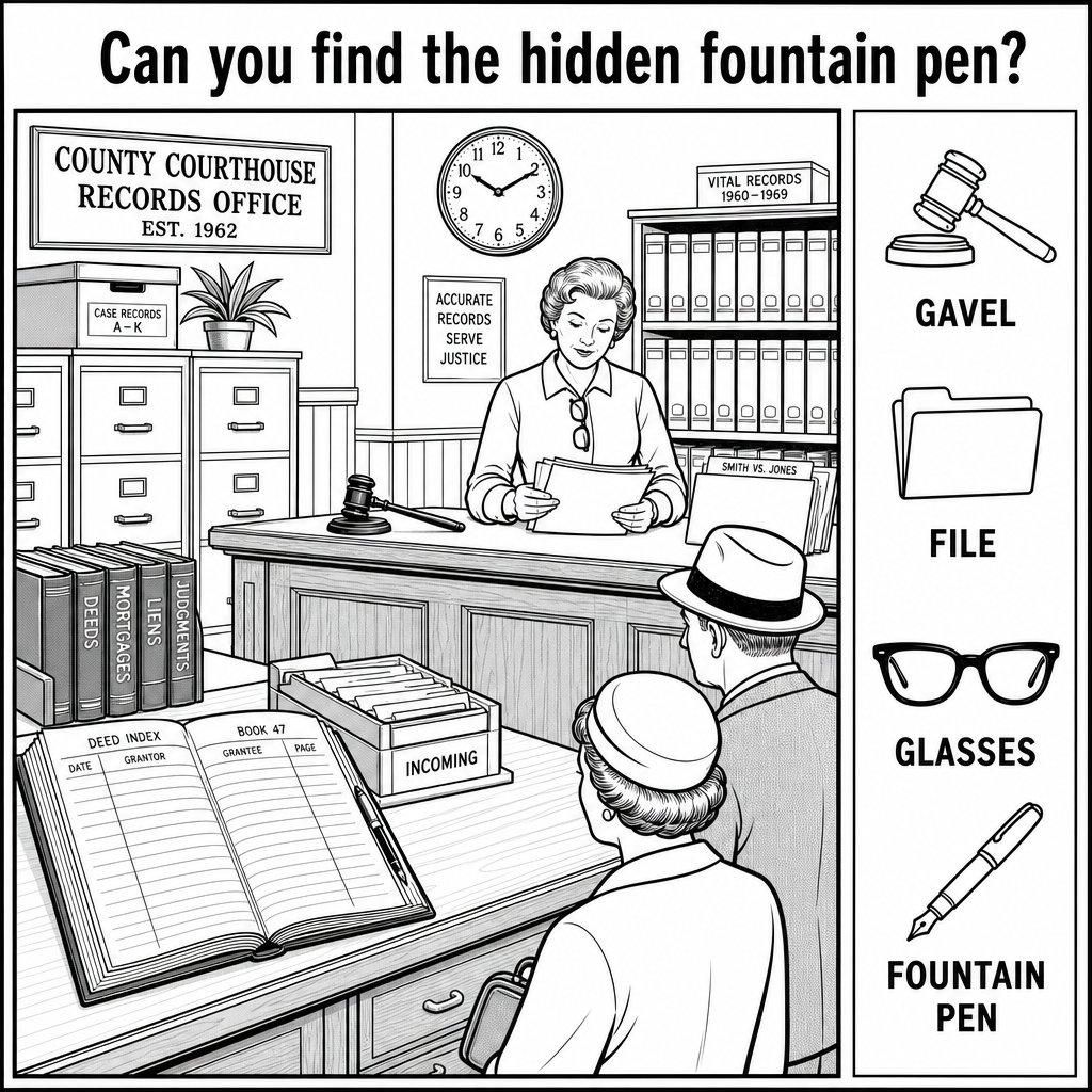 Can You Find the Hidden Fountain Pen?