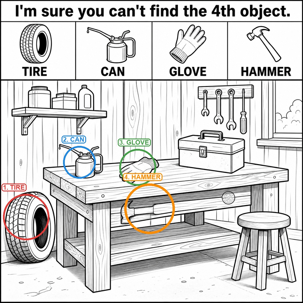 Can You Find the Hidden Hammer? answer image
