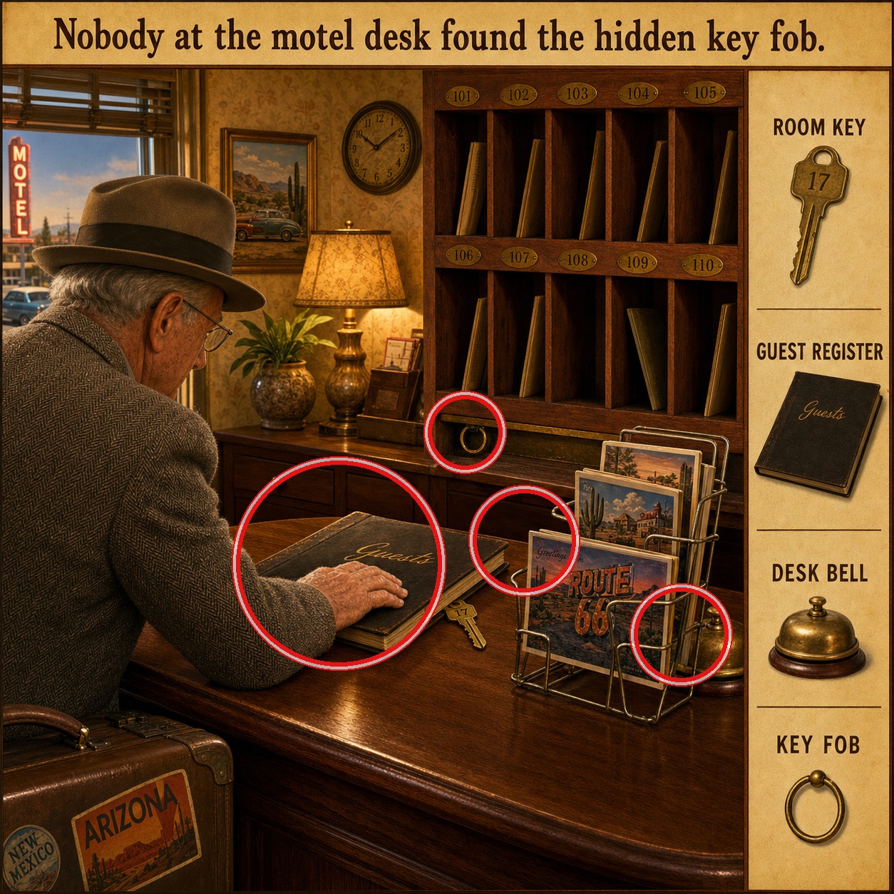 Can You Find the Hidden Key Fob? answer image