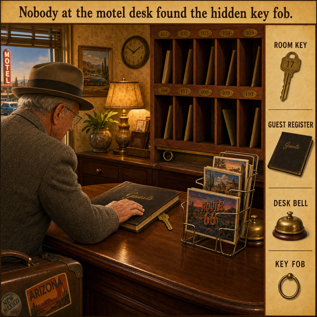 Can You Find the Hidden Key Fob?