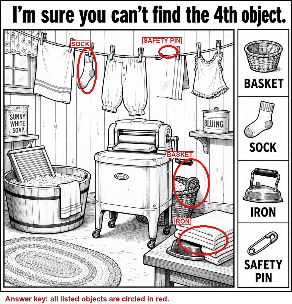 Can You Find the Hidden Safety Pin? answer image