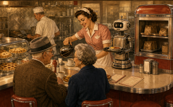 Two Things Are Wrong at This 1950s Diner Counter: Answer