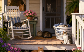 How Many Cats Are on the Back Porch? Answer