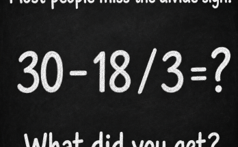 Most People Miss the Divide Sign: Math Puzzle Answer