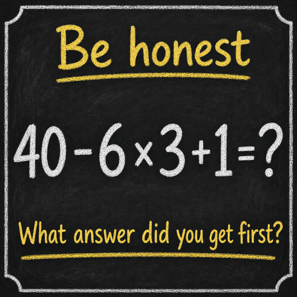 Be Honest: Math Puzzle Answer