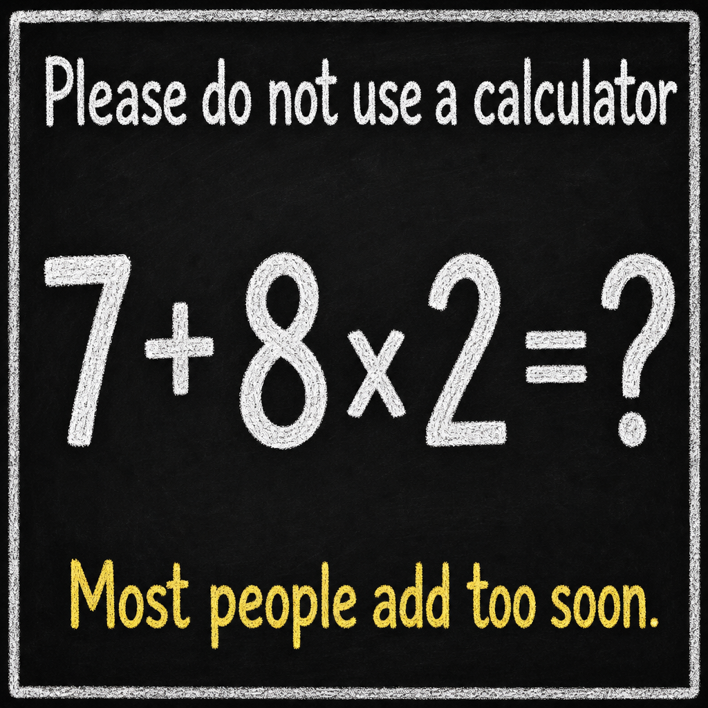 Please Do Not Use a Calculator: Math Puzzle Answer