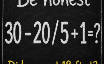 Be Honest: Math Puzzle Answer