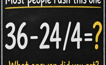 Most People Rush This One: Math Puzzle Answer