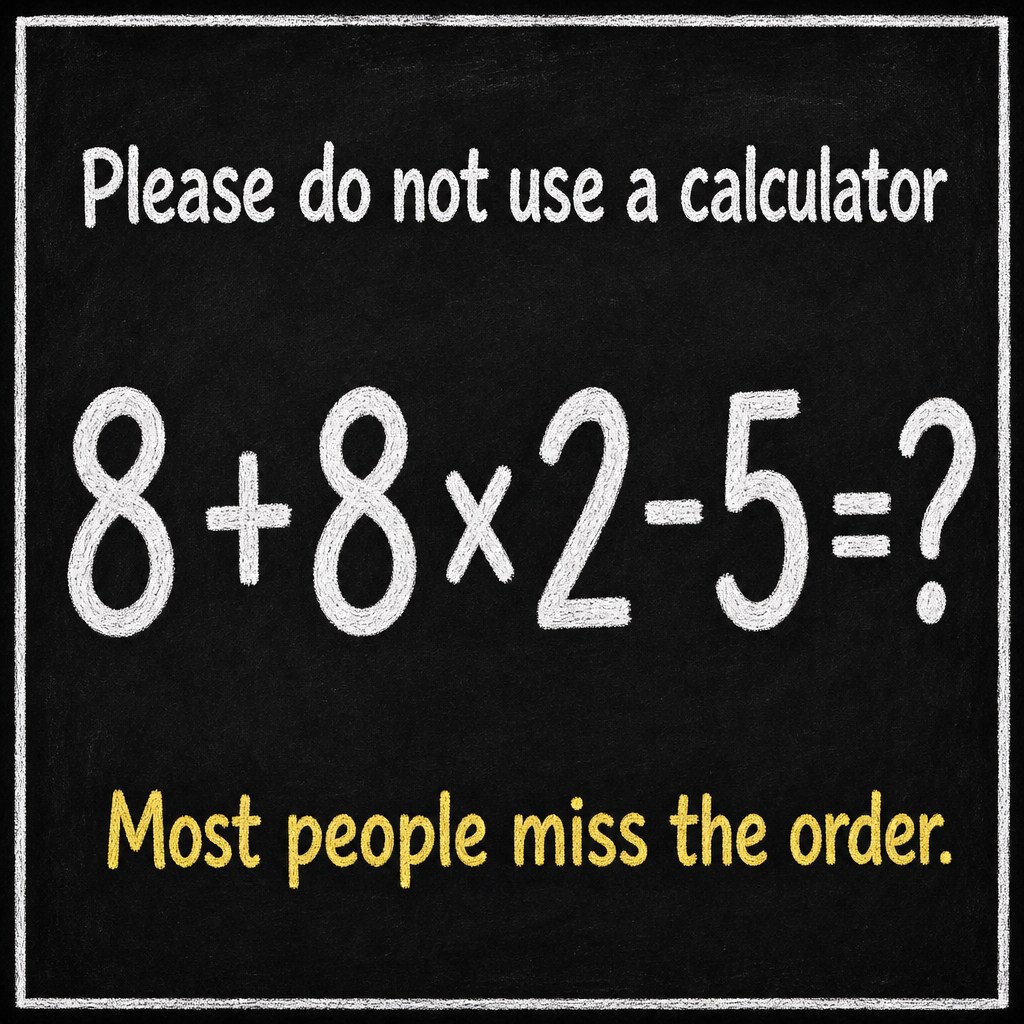 Please Do Not Use a Calculator: Math Puzzle Answer