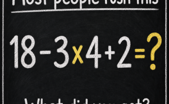 Most People Rush This Math Puzzle: Answer