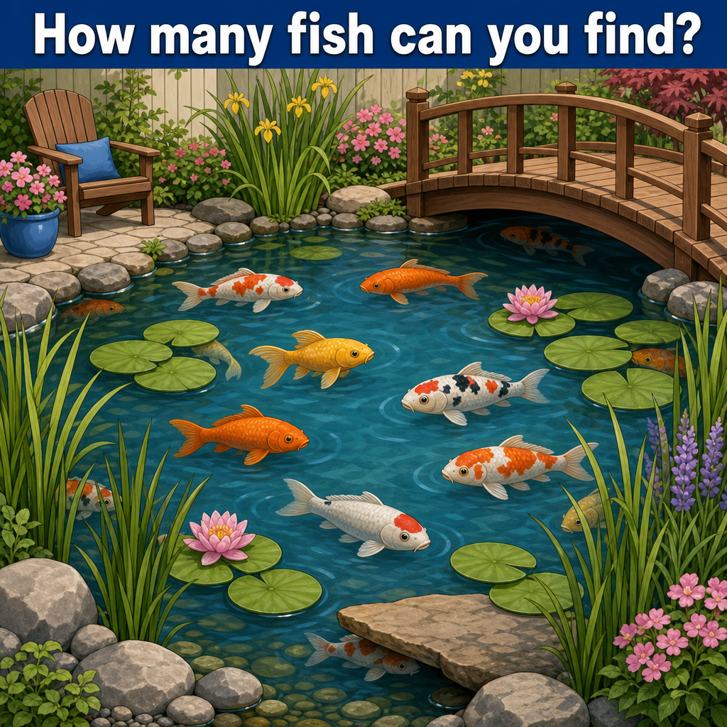 How Many Fish Can You Find? Answer