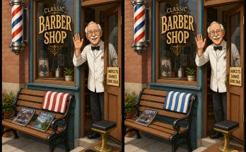 Find the 5 Differences: Barber Shop Puzzle Answer