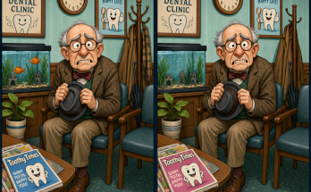 Find the 5 Differences: Dentist Waiting Room Puzzle Answer