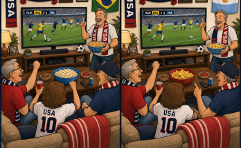 Find the 5 Differences: World Cup Watch Party Puzzle Answer
