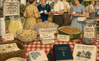 Two Things Are Wrong at This 1960s Church Picnic Table: Answer