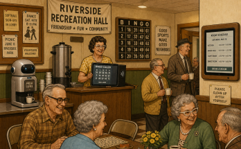 Three Things Are Wrong in This 1960s Rec Hall: Answer