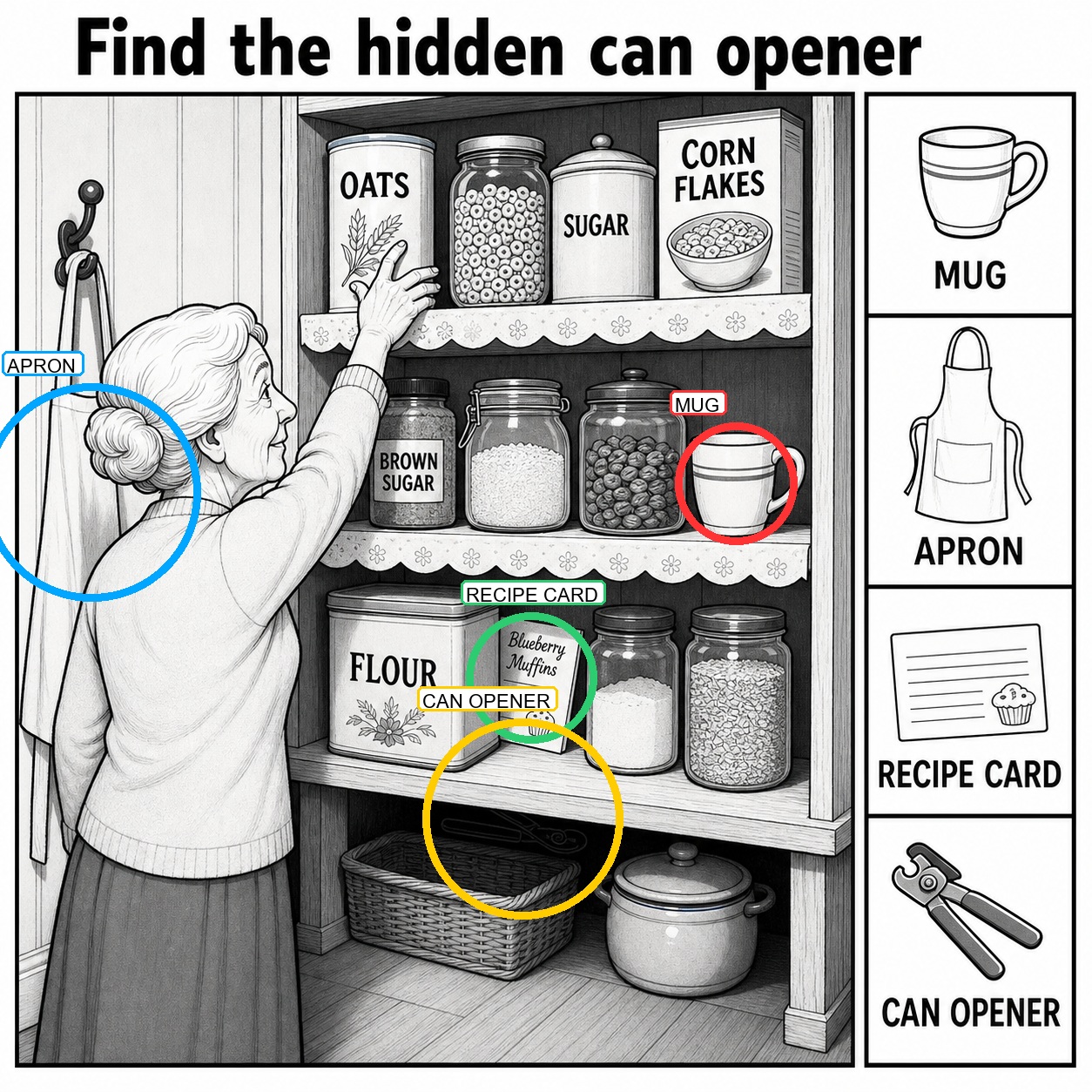 Can You Find the Hidden Can Opener? answer image