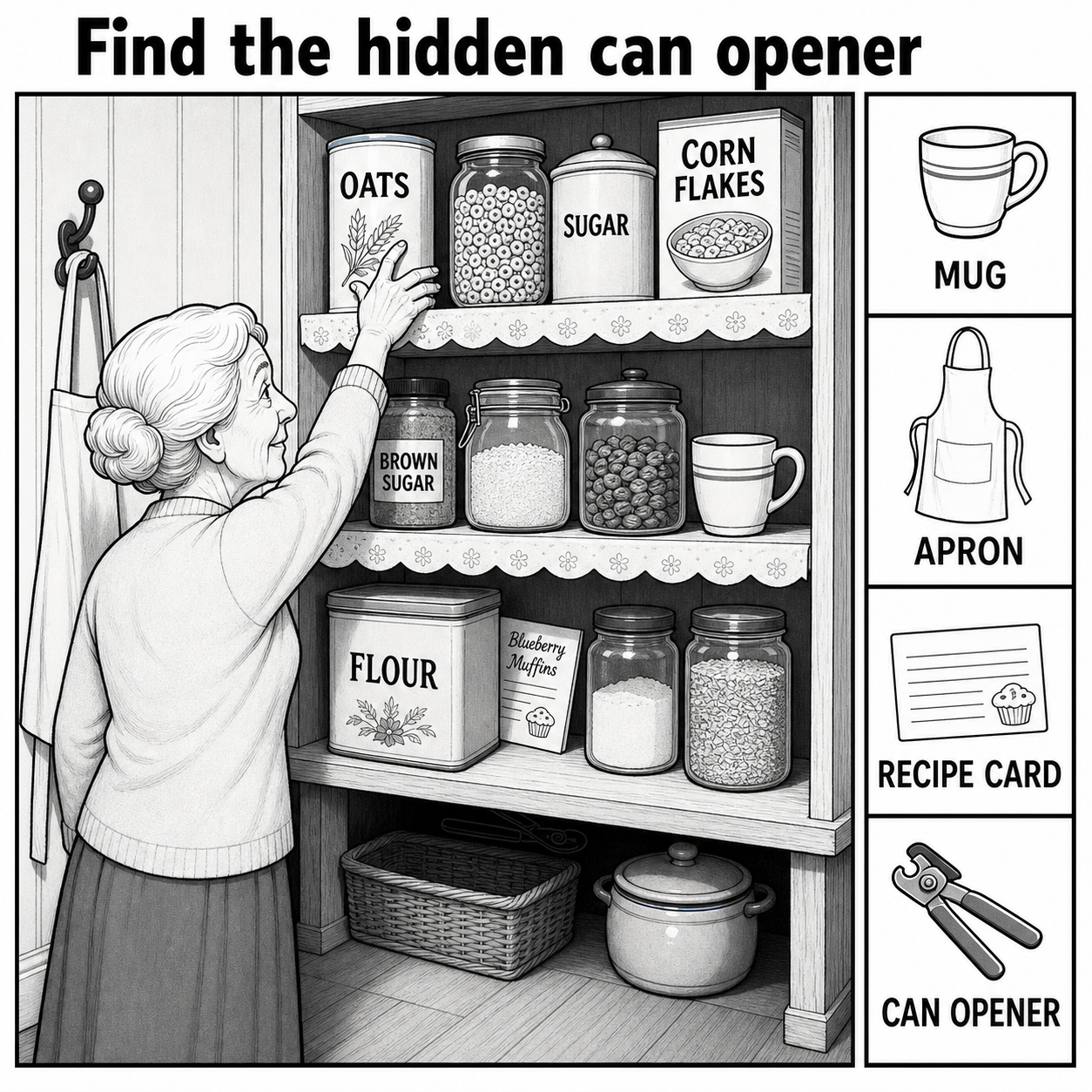 Can You Find the Hidden Can Opener?
