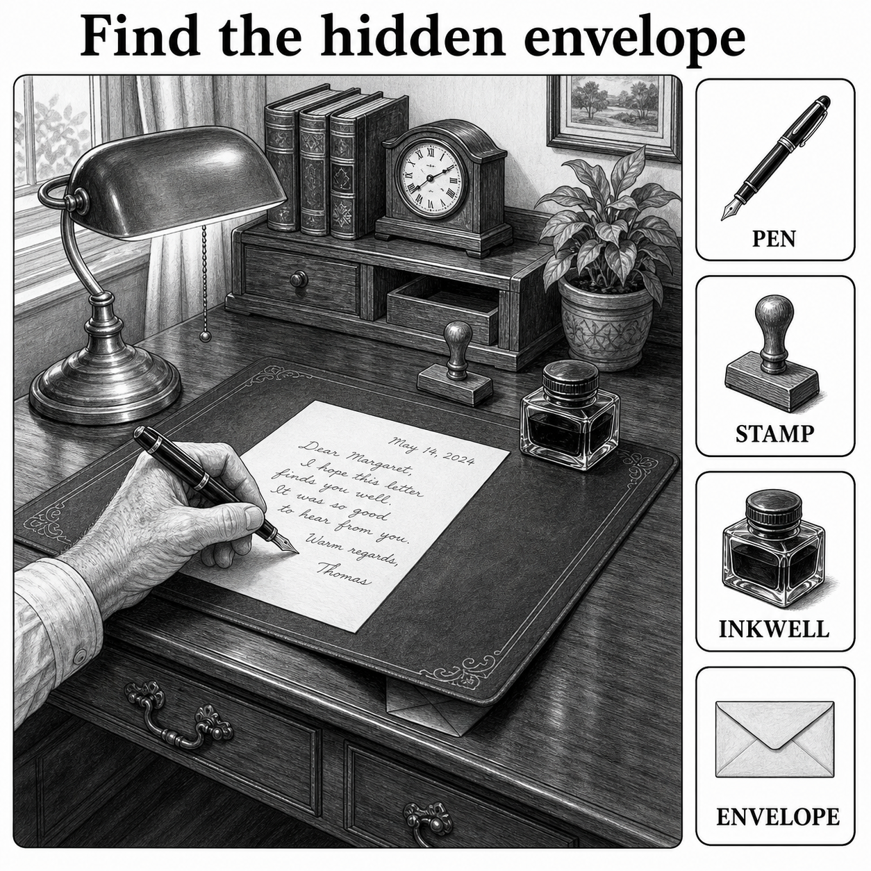 Can You Find the Hidden Envelope?