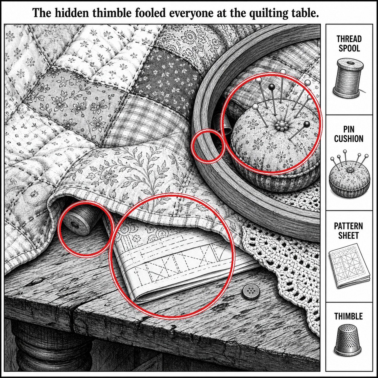 Can You Find the Hidden Thimble? answer image