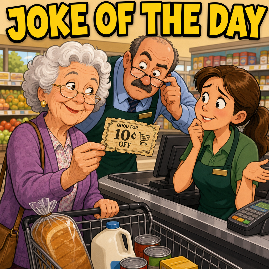 Joke of the Day: The Old Coupon