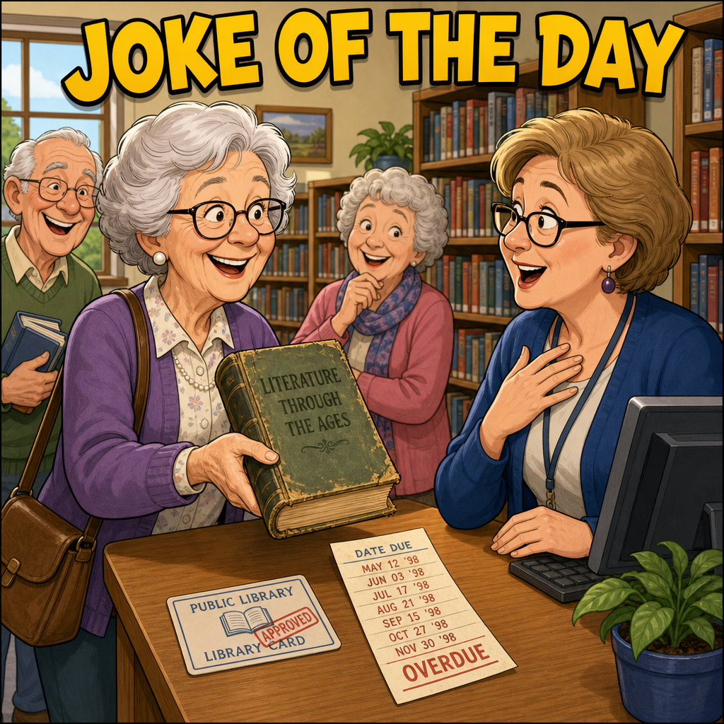 Joke of the Day: The Overdue Library Book