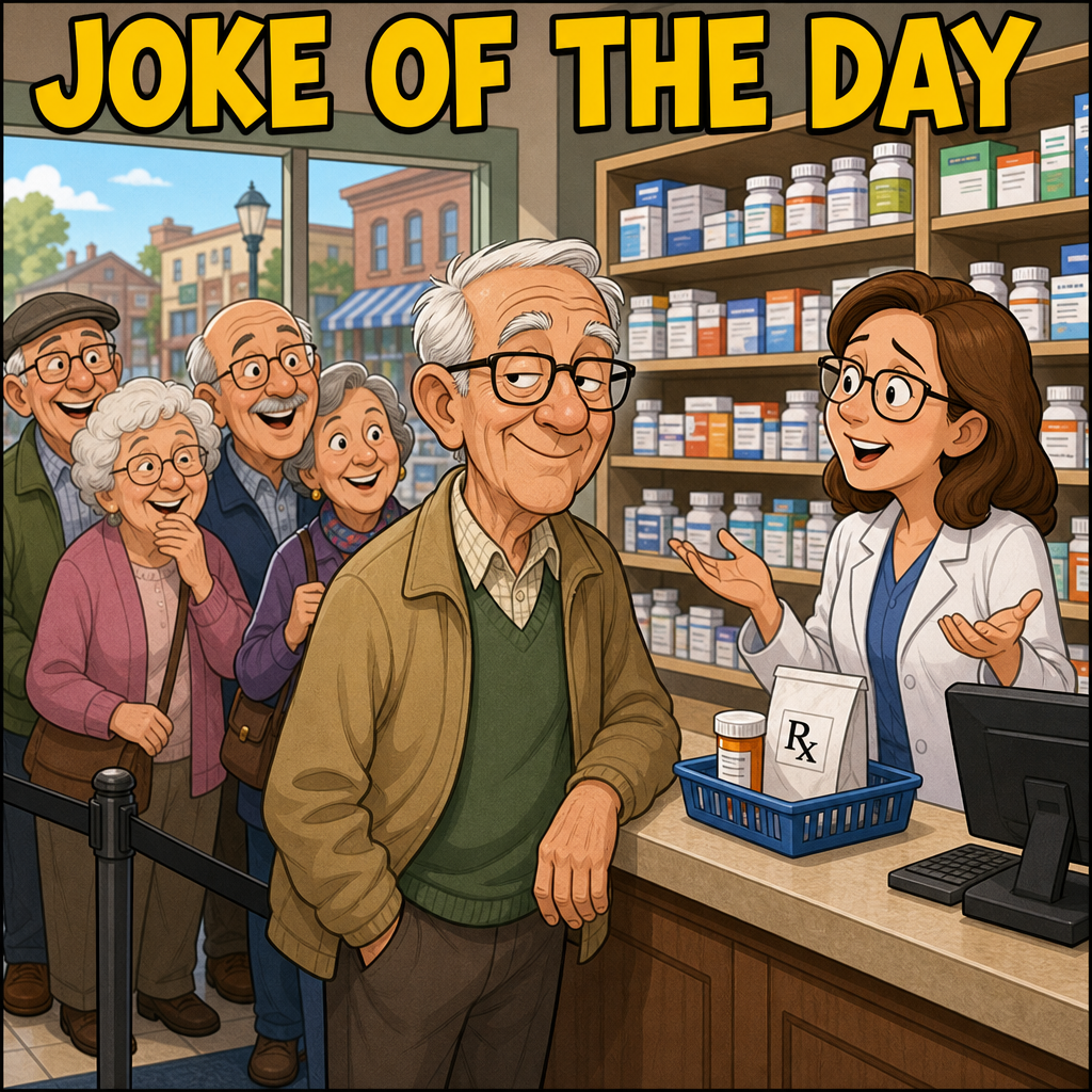 Joke of the Day: The Pharmacy Line
