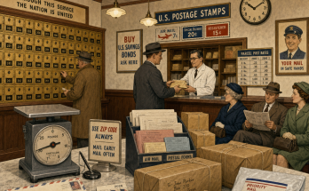 Two Things Are Wrong at This 1960s Post Office: Answer