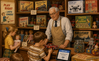 Three Things Are Wrong in This Old Toy Store: Answer