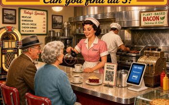 Three Things Are Wrong in This Old Diner: Answer
