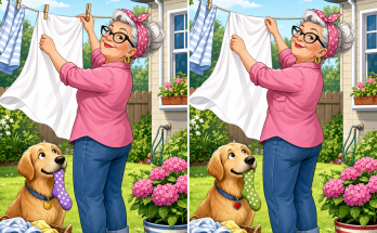 Find the 5 Differences: Laundry Day Puzzle Answer