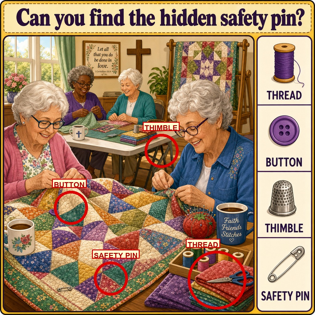 Can You Find the Hidden Safety Pin? answer image