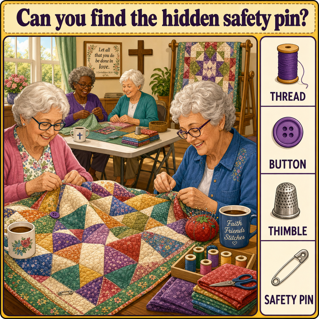 Can You Find the Hidden Safety Pin?