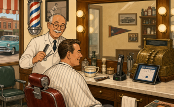Two Things Are Wrong in This Old Barber Shop: Answer