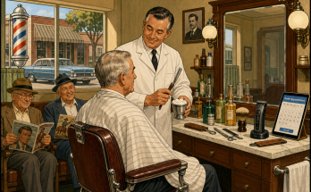 Two Things Are Wrong in This Old Barber Shop: Answer