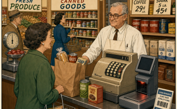 Two Things Are Wrong in This Old Grocery Store: Answer
