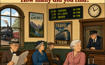 Three Things Are Wrong in This Old Train Station: Answer