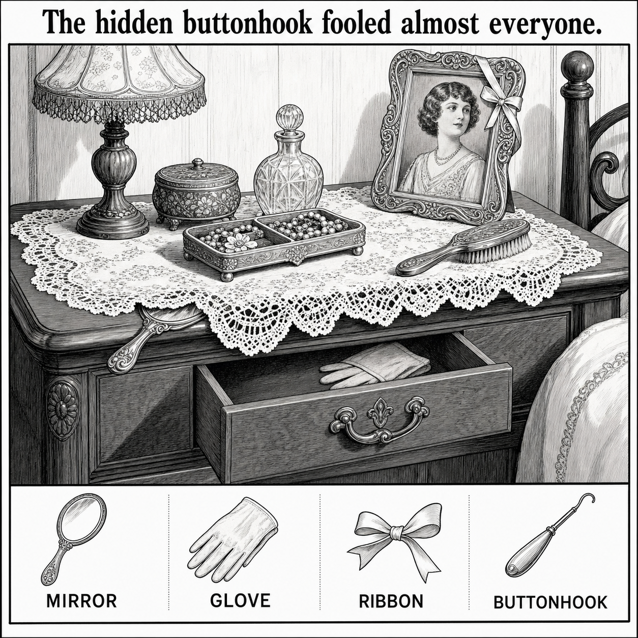 Can You Find the Hidden Buttonhook?