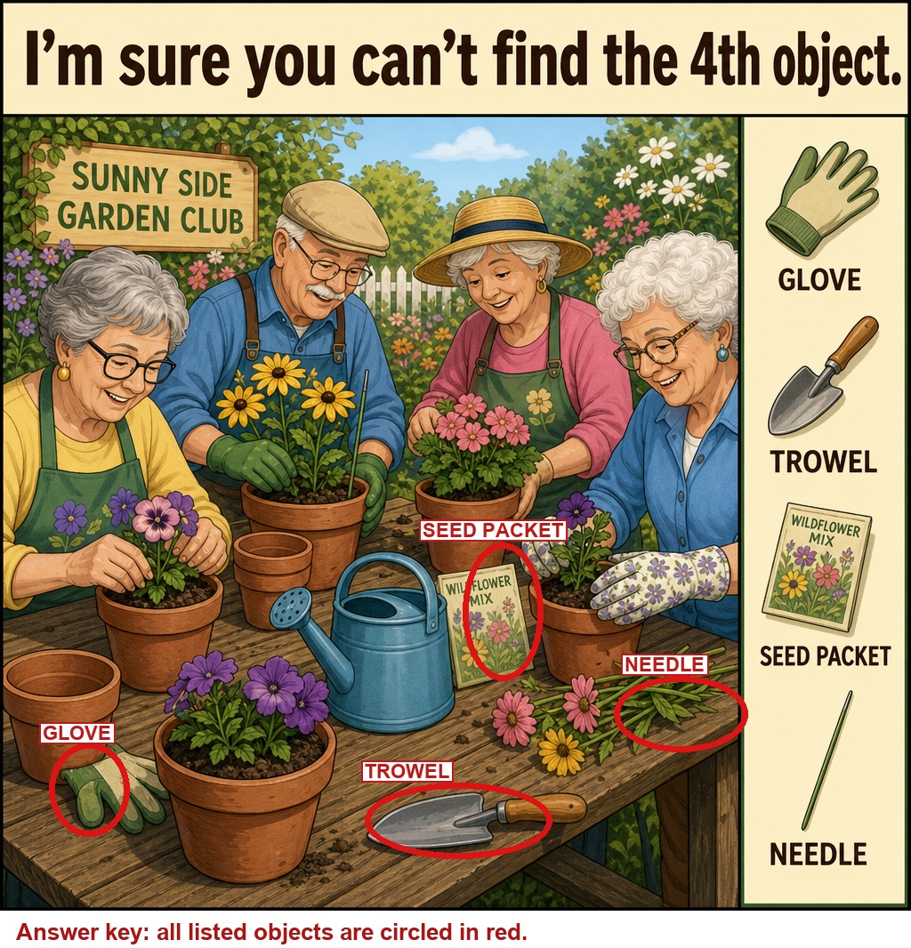 Can You Find the Hidden Needle? answer image