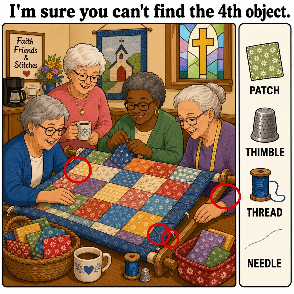 Can You Find the Hidden Needle? answer image