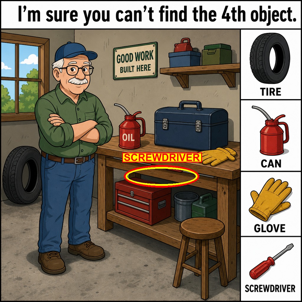 Can You Find the Hidden Screwdriver? answer image