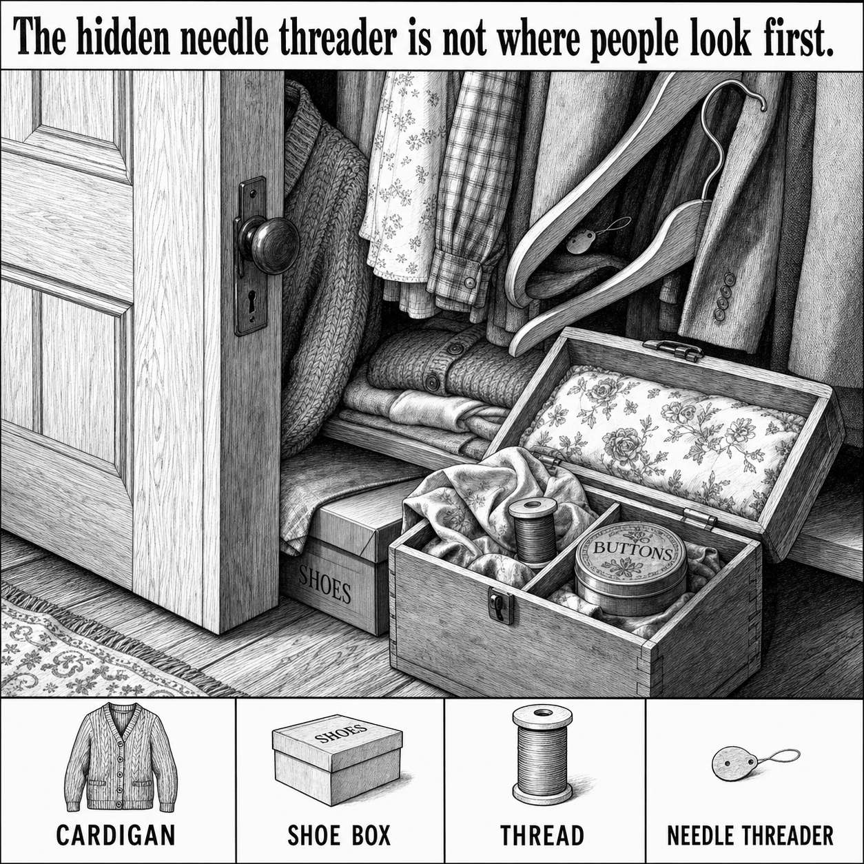 Can You Find the Hidden Needle Threader?