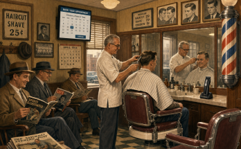 Two Things Are Wrong in This Old Barber Shop: Answer