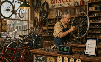 Two Things Are Wrong in This Old Bicycle Repair Shop: Answer