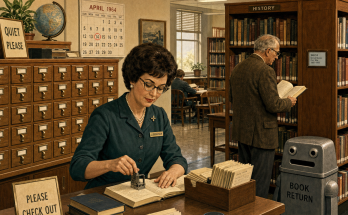 Three Things Are Wrong in This 1960s Library: Answer